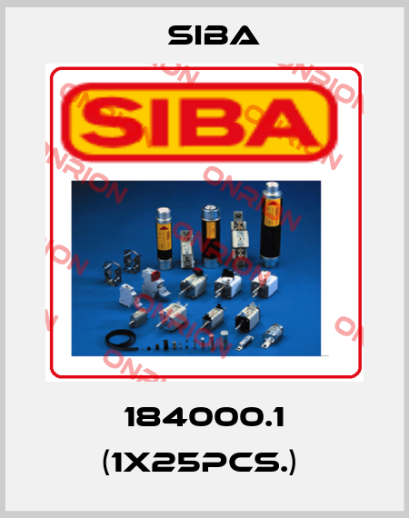 184000.1 (1x25pcs.)  Siba