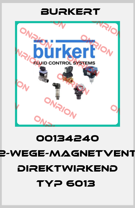 00134240 2/2-WEGE-MAGNETVENTIL, DIREKTWIRKEND TYP 6013  Burkert