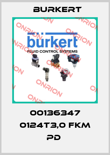 00136347 0124T3,0 FKM PD  Burkert