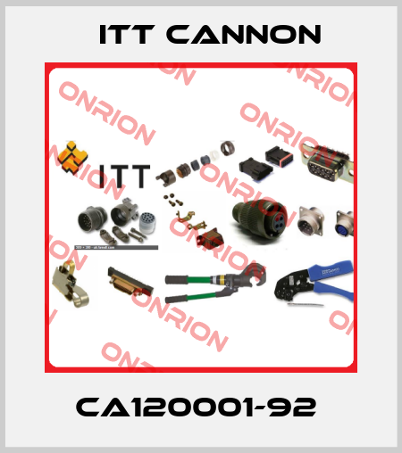 CA120001-92  Itt Cannon