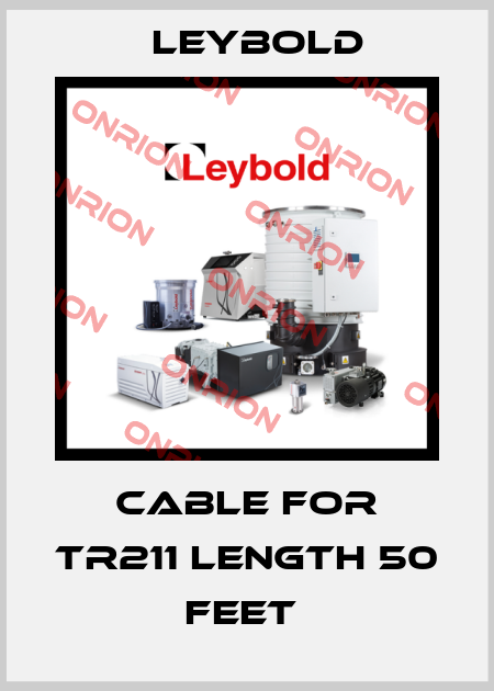 CABLE FOR TR211 LENGTH 50 FEET  Leybold