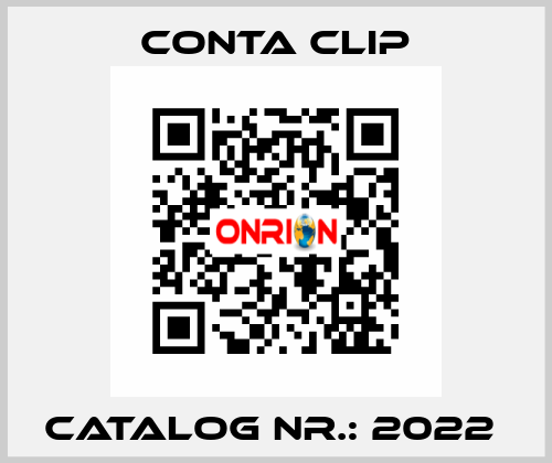 CATALOG NR.: 2022  Conta Clip