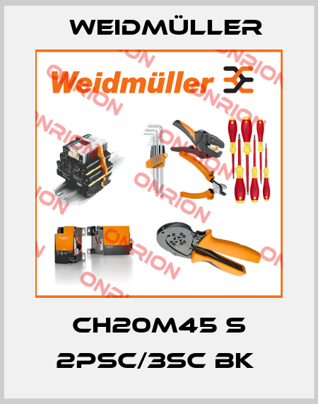 CH20M45 S 2PSC/3SC BK  Weidmüller