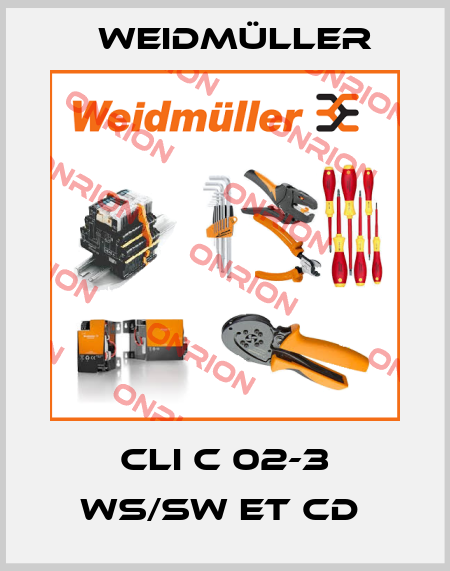 CLI C 02-3 WS/SW ET CD  Weidmüller