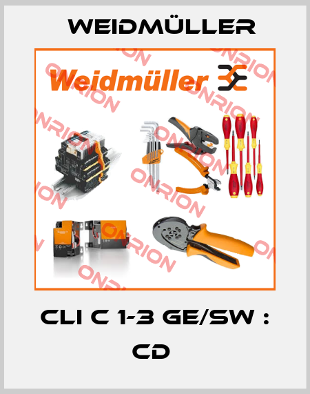 CLI C 1-3 GE/SW : CD  Weidmüller