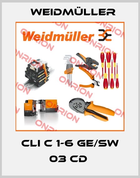 CLI C 1-6 GE/SW 03 CD  Weidmüller