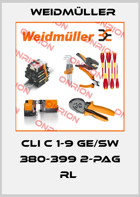 CLI C 1-9 GE/SW 380-399 2-PAG RL  Weidmüller
