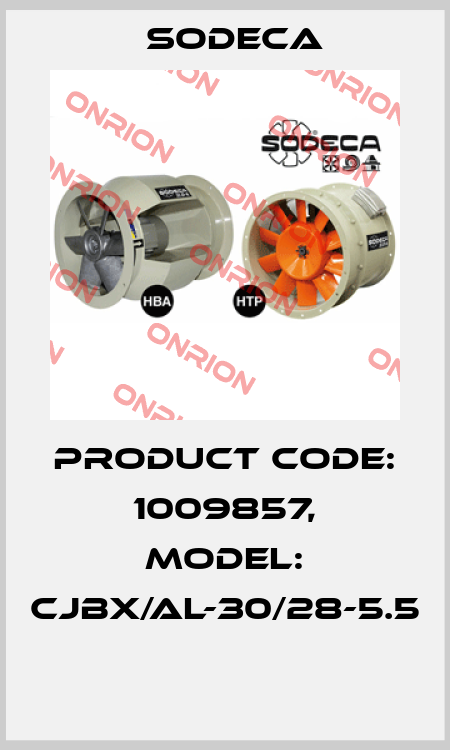 Product Code: 1009857, Model: CJBX/AL-30/28-5.5  Sodeca