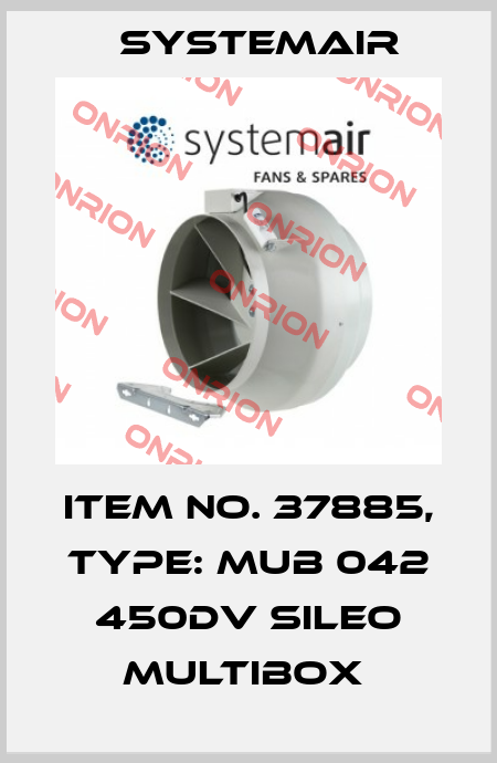 Item No. 37885, Type: MUB 042 450DV sileo Multibox  Systemair