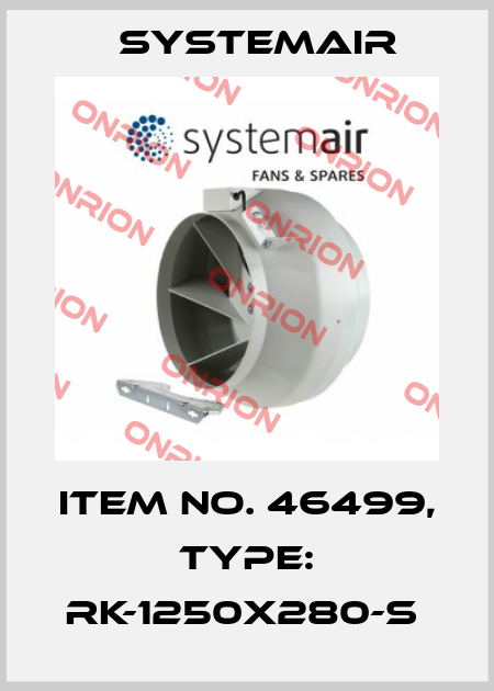 Item No. 46499, Type: RK-1250x280-S  Systemair