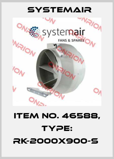 Item No. 46588, Type: RK-2000x900-S  Systemair
