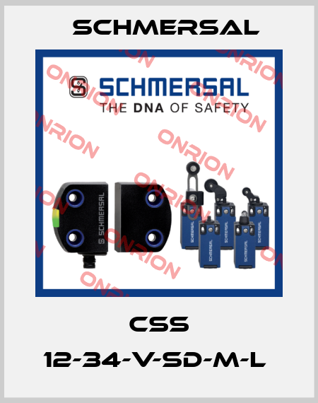 CSS 12-34-V-SD-M-L  Schmersal