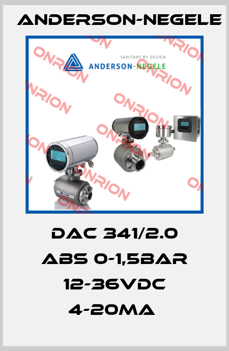 DAC 341/2.0 ABS 0-1,5BAR 12-36VDC 4-20MA  Anderson-Negele