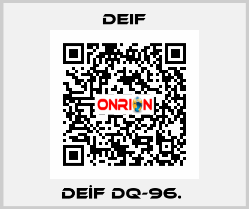 DEİF DQ-96.  Deif