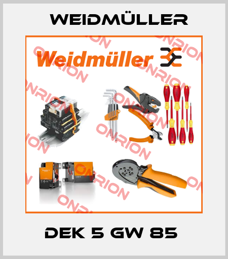DEK 5 GW 85  Weidmüller