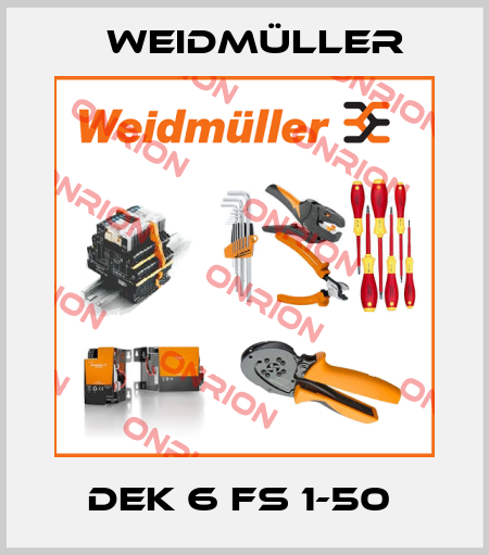 DEK 6 FS 1-50  Weidmüller