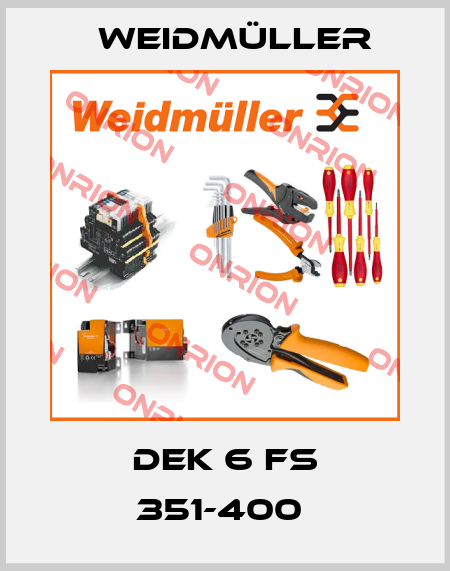 DEK 6 FS 351-400  Weidmüller