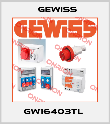 GW16403TL  Gewiss