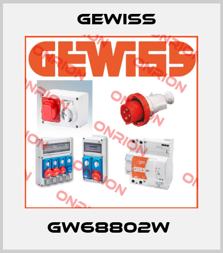 GW68802W  Gewiss