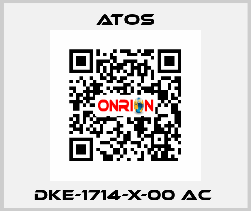 DKE-1714-X-00 AC  Atos