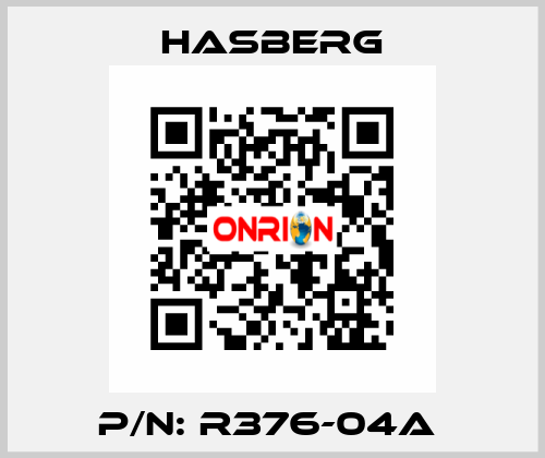 P/N: R376-04A  Hasberg