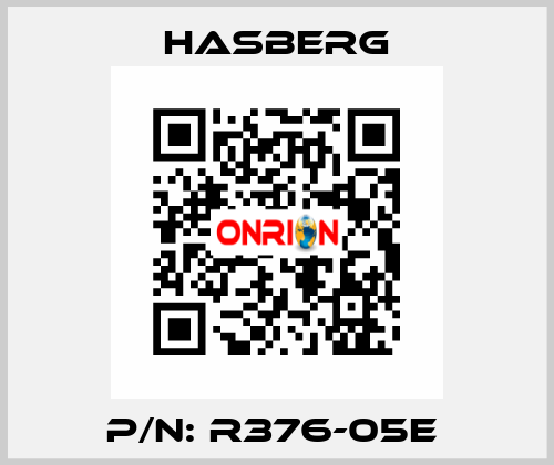 P/N: R376-05E  Hasberg