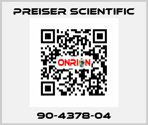 90-4378-04 Preiser Scientific