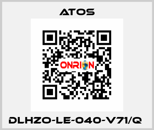 DLHZO-LE-040-V71/Q  Atos