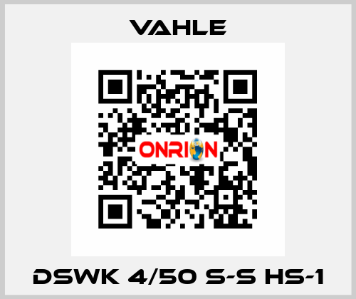 DSWK 4/50 S-S HS-1 Vahle