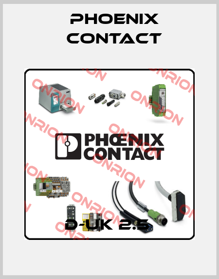 D-UK 2.5  Phoenix Contact