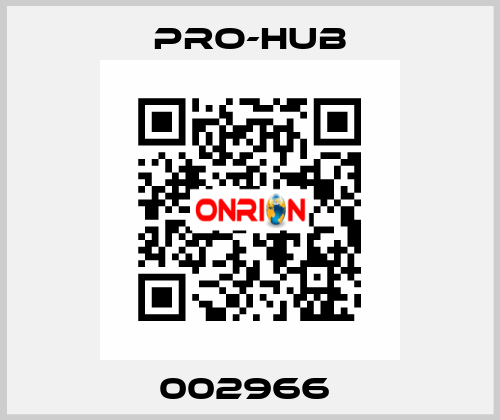 002966  Pro-Hub