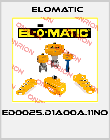 ED0025.D1A00A.11NO  Elomatic