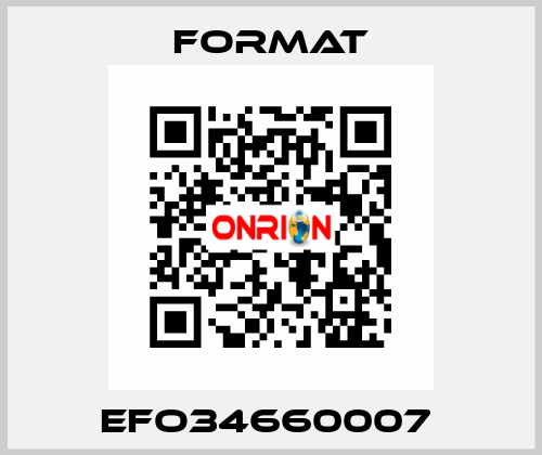 EFO34660007  Format