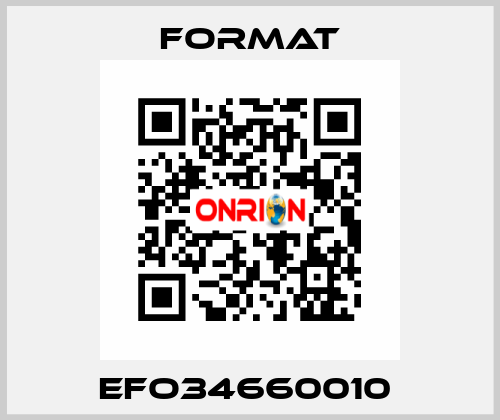 EFO34660010  Format