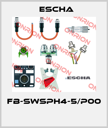 FB-SWSPH4-5/P00  Escha