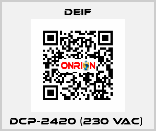 DCP-2420 (230 VAC)  Deif