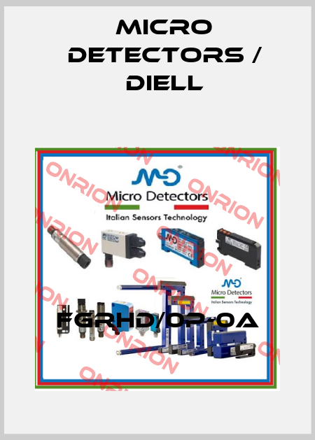FGRHD/0P-0A Micro Detectors / Diell