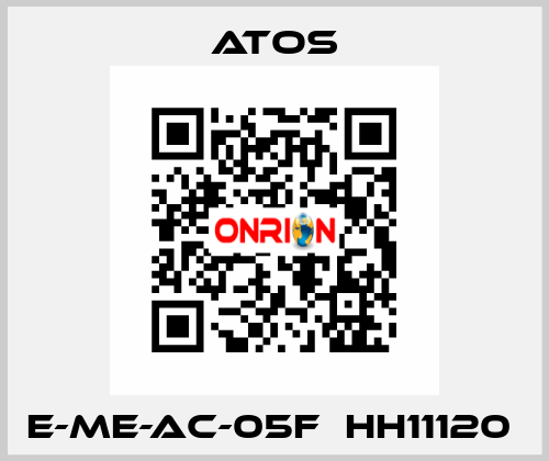 E-ME-AC-05F  HH11120  Atos