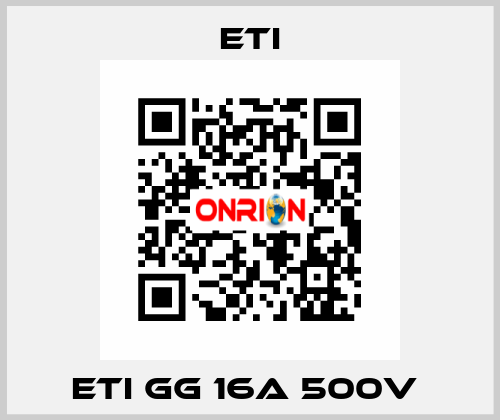 ETI GG 16A 500V  Eti