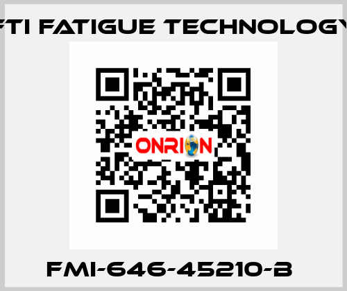 FMI-646-45210-B  FTI Fatigue Technology