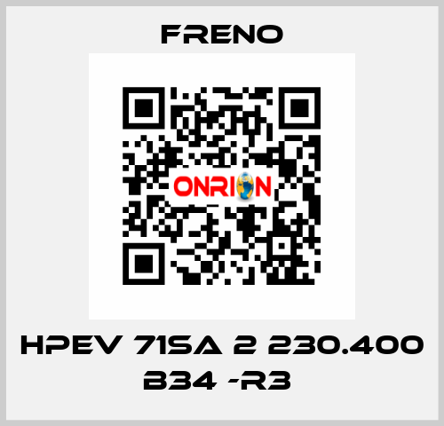 HPEV 71SA 2 230.400 B34 -R3  Freno