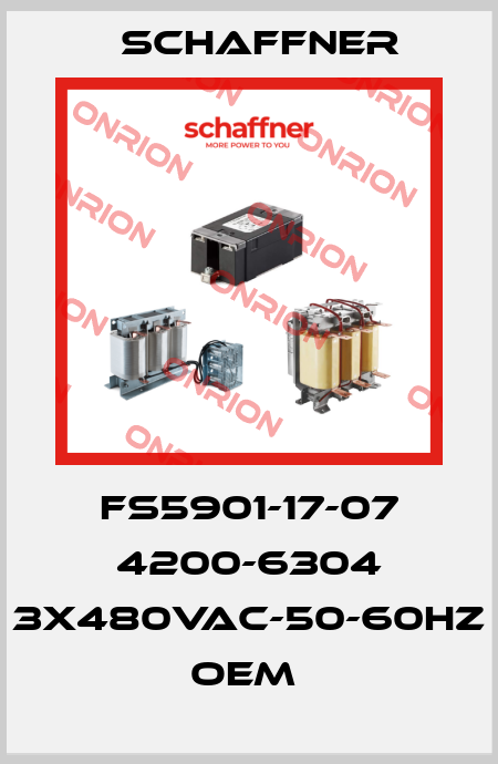 FS5901-17-07 4200-6304 3x480VAC-50-60Hz OEM  Schaffner