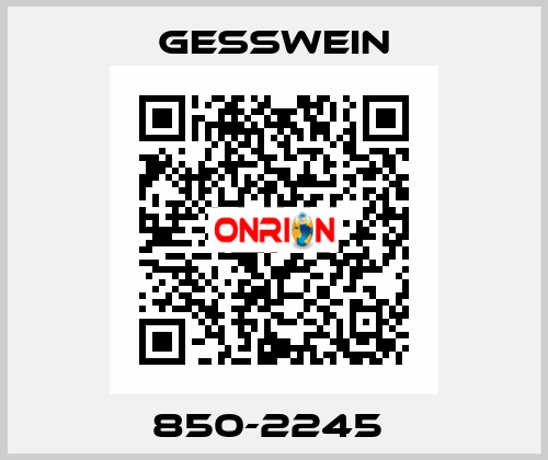 850-2245  GESSWEIN