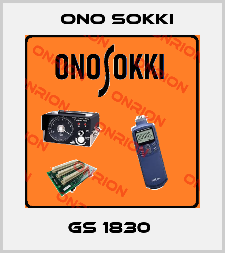 GS 1830  Ono Sokki