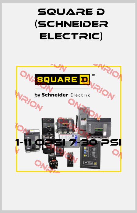 1-11 OPSI 7-30 PSI  Square D (Schneider Electric)