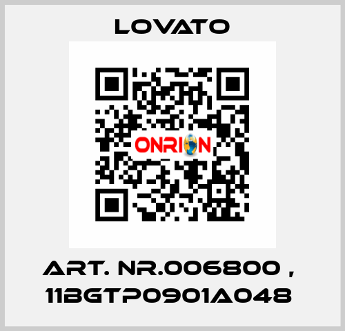 Art. Nr.006800 ,  11BGTP0901A048  Lovato