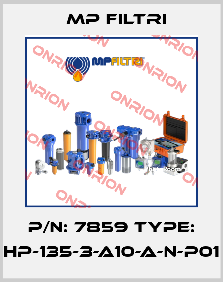 P/N: 7859 Type: HP-135-3-A10-A-N-P01 MP Filtri