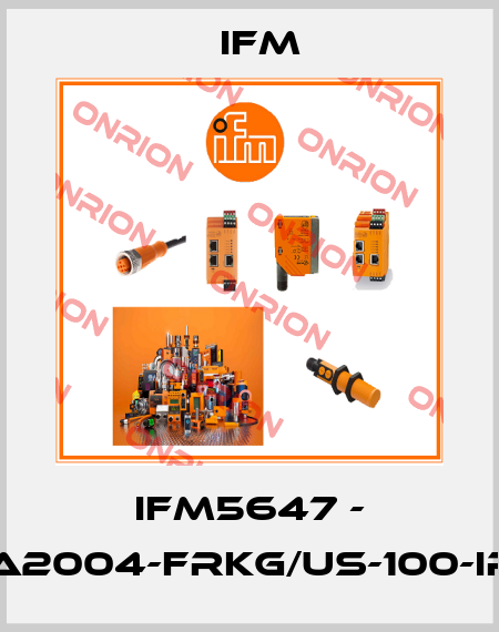 IFM5647 - IFA2004-FRKG/US-100-IRF Ifm