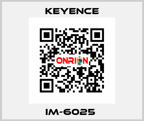 IM-6025  Keyence