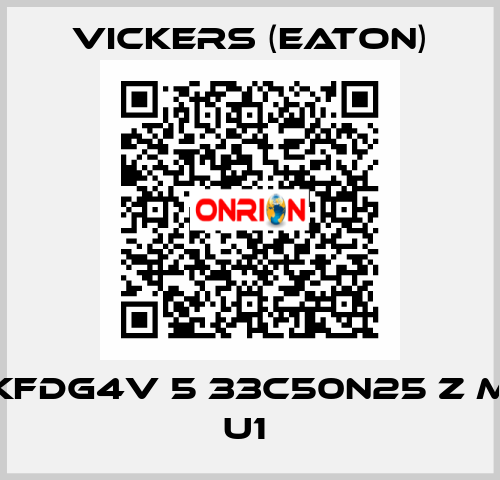 KFDG4V 5 33C50N25 Z M U1  Vickers (Eaton)